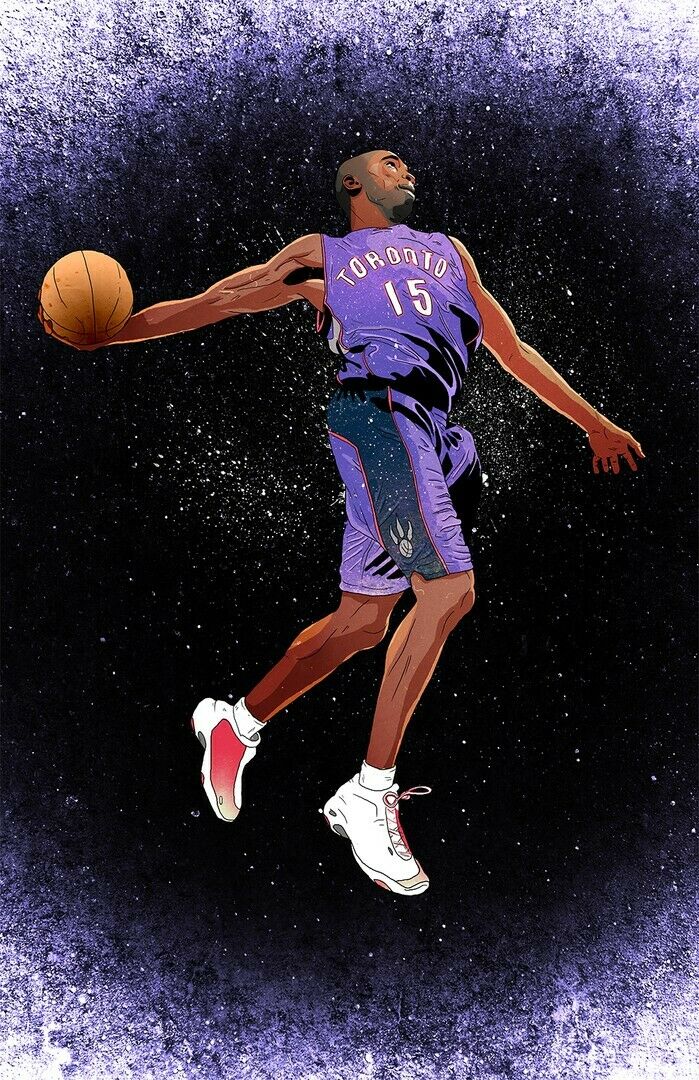 Vince Carter Raptors Print 11x17