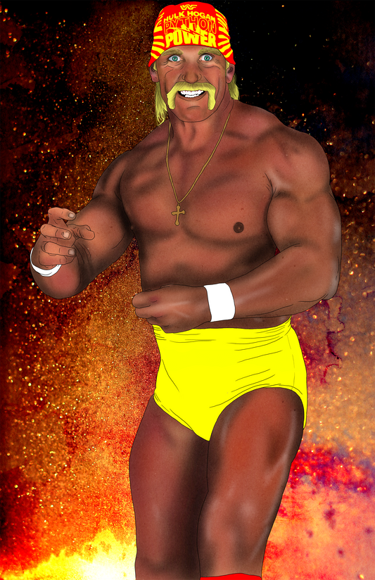 Hulk Hogan 11x17 Print