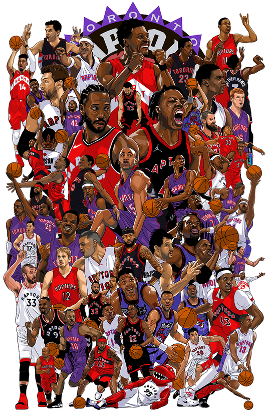 All-Time Raptors Illustration