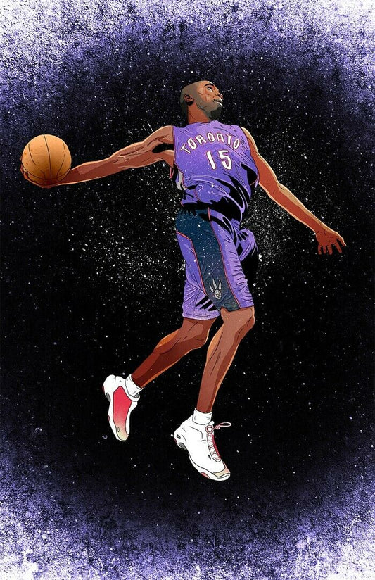 Vince Carter Raptors Print 11x17