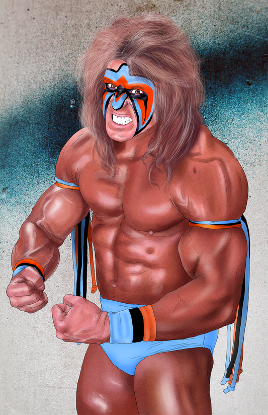 Ultimate Warrior 80s 11x17
