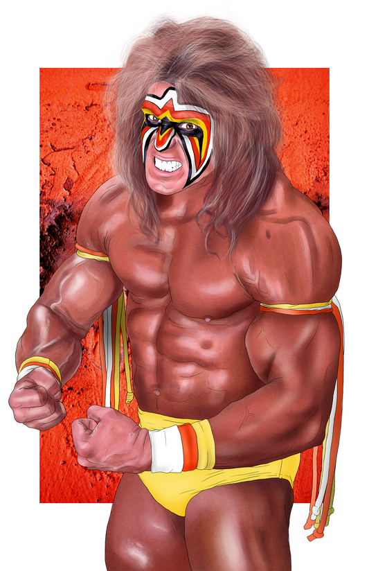 Ultimate Warrior Royal Rumble 1990 11x17